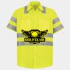 Men's High Visibility Safety Short Sleeve Work Shirt Thumbnail
