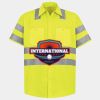 Men's High Visibility Safety Short Sleeve Work Shirt Thumbnail
