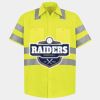 Men's High Visibility Safety Short Sleeve Work Shirt Thumbnail