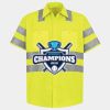 Men's High Visibility Safety Short Sleeve Work Shirt Thumbnail