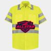 Men's High Visibility Safety Short Sleeve Work Shirt Thumbnail