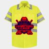 Men's High Visibility Safety Short Sleeve Work Shirt Thumbnail