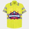 Men's High Visibility Safety Short Sleeve Work Shirt Thumbnail