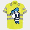 Men's High Visibility Safety Short Sleeve Work Shirt Thumbnail