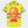 Men's High Visibility Safety Short Sleeve Work Shirt Thumbnail