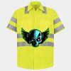Men's High Visibility Safety Short Sleeve Work Shirt Thumbnail