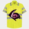 Men's High Visibility Safety Short Sleeve Work Shirt Thumbnail
