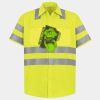 Men's High Visibility Safety Short Sleeve Work Shirt Thumbnail