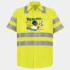 Men's High Visibility Safety Short Sleeve Work Shirt Thumbnail