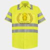 Men's High Visibility Safety Short Sleeve Work Shirt Thumbnail