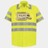 Men's High Visibility Safety Short Sleeve Work Shirt Thumbnail