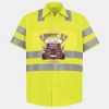 Men's High Visibility Safety Short Sleeve Work Shirt Thumbnail