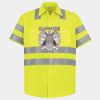 Men's High Visibility Safety Short Sleeve Work Shirt Thumbnail