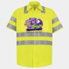 Men's High Visibility Safety Short Sleeve Work Shirt Thumbnail