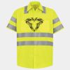 Men's High Visibility Safety Short Sleeve Work Shirt Thumbnail