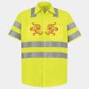 Men's High Visibility Safety Short Sleeve Work Shirt Thumbnail