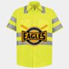 Men's High Visibility Safety Short Sleeve Work Shirt Thumbnail