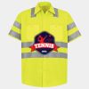Men's High Visibility Safety Short Sleeve Work Shirt Thumbnail