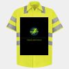 Men's High Visibility Safety Short Sleeve Work Shirt Thumbnail
