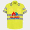 Men's High Visibility Safety Short Sleeve Work Shirt Thumbnail