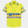 Men's High Visibility Safety Short Sleeve Work Shirt Thumbnail