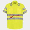 Men's High Visibility Safety Short Sleeve Work Shirt Thumbnail