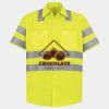 Men's High Visibility Safety Short Sleeve Work Shirt Thumbnail