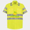 Men's High Visibility Safety Short Sleeve Work Shirt Thumbnail