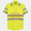 Men's High Visibility Safety Short Sleeve Work Shirt Thumbnail