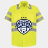 Men's High Visibility Safety Short Sleeve Work Shirt Thumbnail