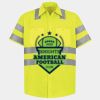 Men's High Visibility Safety Short Sleeve Work Shirt Thumbnail