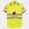 Men's High Visibility Safety Short Sleeve Work Shirt Thumbnail