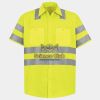 Men's High Visibility Safety Short Sleeve Work Shirt Thumbnail