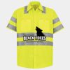 Men's High Visibility Safety Short Sleeve Work Shirt Thumbnail