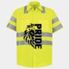 Men's High Visibility Safety Short Sleeve Work Shirt Thumbnail