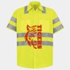 Men's High Visibility Safety Short Sleeve Work Shirt Thumbnail