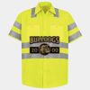Men's High Visibility Safety Short Sleeve Work Shirt Thumbnail