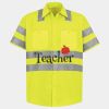 Men's High Visibility Safety Short Sleeve Work Shirt Thumbnail