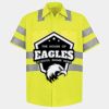 Men's High Visibility Safety Short Sleeve Work Shirt Thumbnail