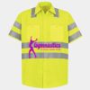 Men's High Visibility Safety Short Sleeve Work Shirt Thumbnail