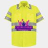 Men's High Visibility Safety Short Sleeve Work Shirt Thumbnail