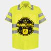 Men's High Visibility Safety Short Sleeve Work Shirt Thumbnail
