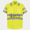 Men's High Visibility Safety Short Sleeve Work Shirt Thumbnail