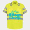 Men's High Visibility Safety Short Sleeve Work Shirt Thumbnail