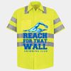 Men's High Visibility Safety Short Sleeve Work Shirt Thumbnail