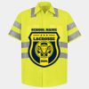 Men's High Visibility Safety Short Sleeve Work Shirt Thumbnail