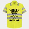 Men's High Visibility Safety Short Sleeve Work Shirt Thumbnail