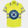 Men's High Visibility Safety Short Sleeve Work Shirt Thumbnail