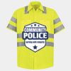 Men's High Visibility Safety Short Sleeve Work Shirt Thumbnail
