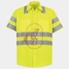 Men's High Visibility Safety Short Sleeve Work Shirt Thumbnail